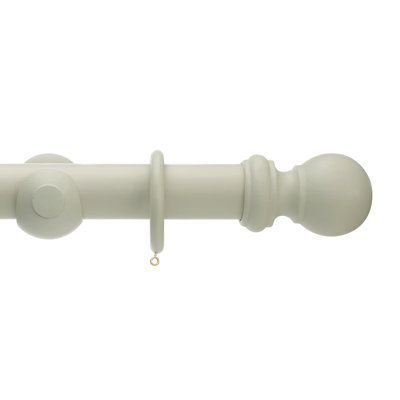 Keswick Wood 5cm Single Curtain Pole