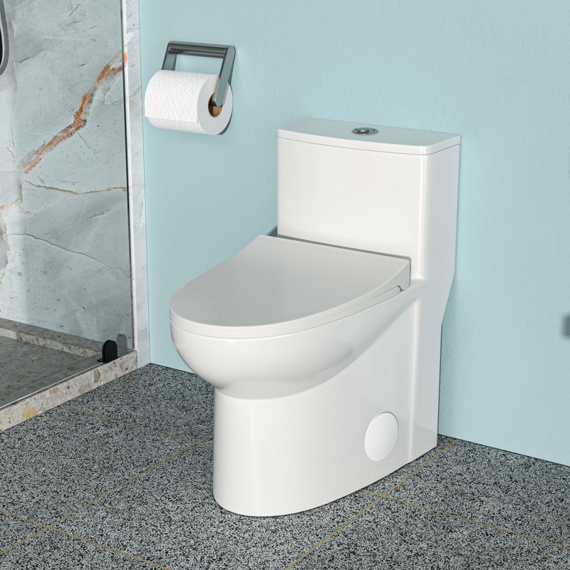 Toilette en céramique à double chasse avec performance durable et revêtement moderne facile d'entretien