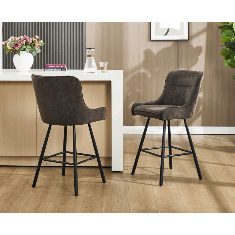 Joutel Counter Stool, Brown / Brown