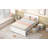 Platform Bed With Drawer And Two Shelves-1214363087-1214363081