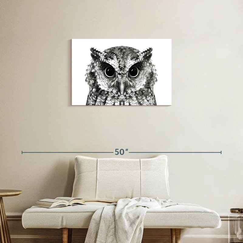 Bewitching Owl, 20" H x 30" W