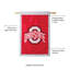 Drapeau de la NCAA Team NCAA Ohio State-42501298