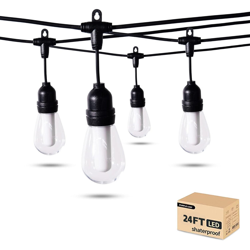Outdoor 12 - Bulb 288'' Plug-in String Light