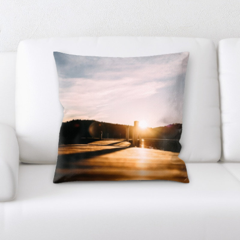 Illuminated Microsuede Reversible Throw Pillow
