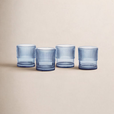 Noho Ribbed Drinking Glass
