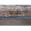 Tapis bleu/jaune oriental Elliot-31943808