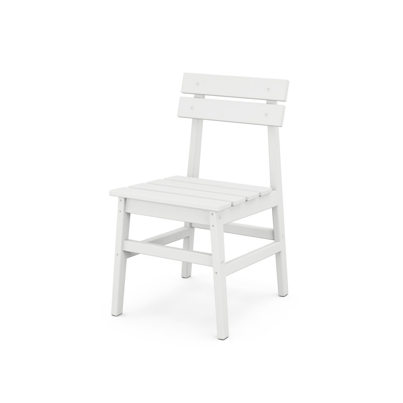 Patio Dining Side Chair, White