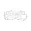 Canapé modulaire en tissu Naithan-681278078