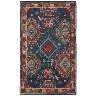 Donnal Hand Tufted Wool Oriental Rug