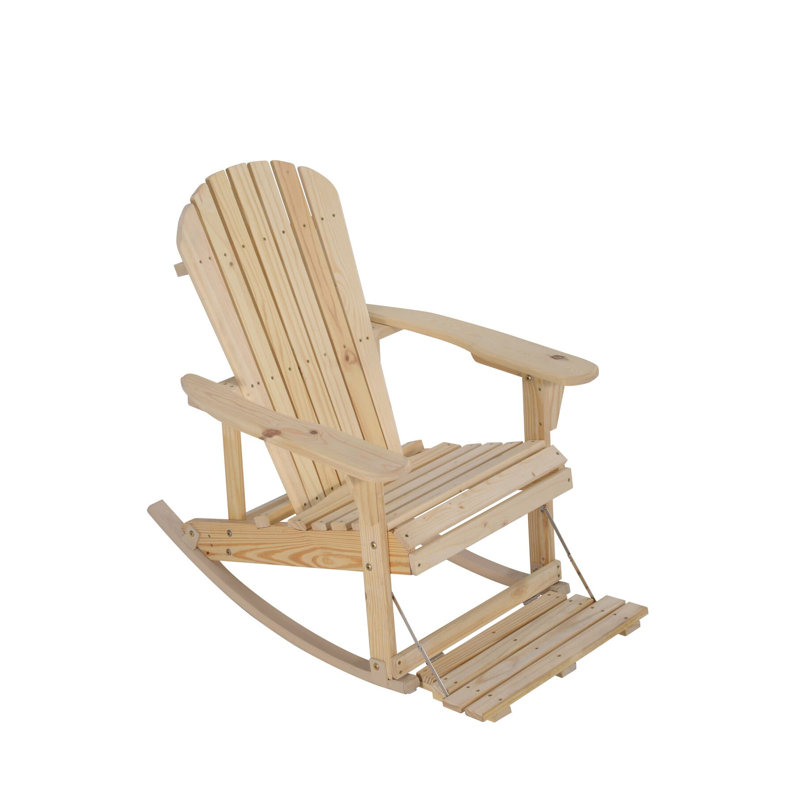 Tulare Outdoor Adirondack Chair, Natural