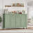 4 Door Accent Cabinet With 2 Drawers, Adjustable Shelves-425633016