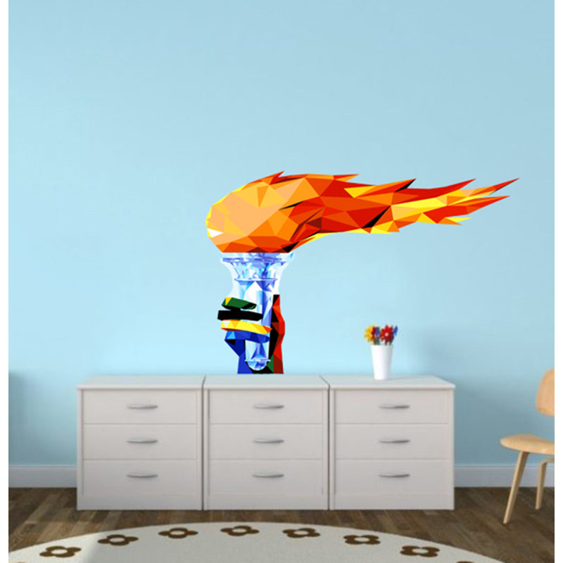 Sports Wall Decal, 33" H x 46" W