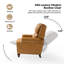 Fauteuil inclinable en cuir véritable Anre avec garniture cloutée-1586502382