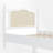 Bohemian Wooden Platform Bed With Natural Rattan Headboard And Arc Design-107820863-107820864