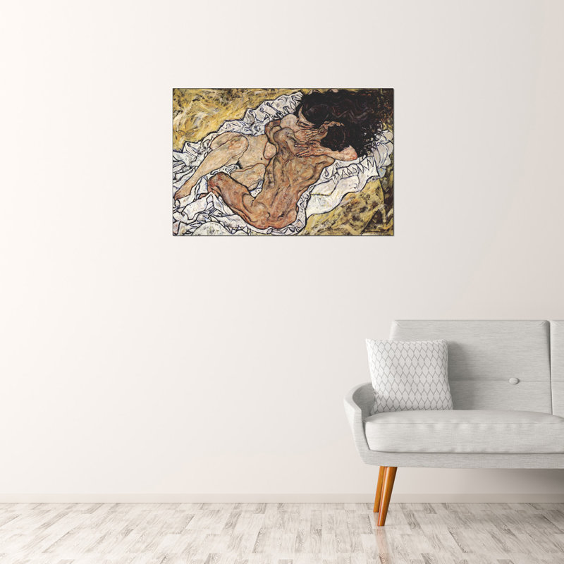Egon Schiele - Wrapped Canvas Painting, 60cm H x 90cm W x 1.8cm D
