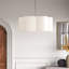 Vino Single Light Linen Blend Steel Dimmable Pendant