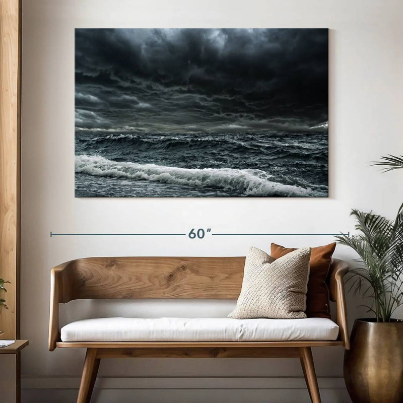 Gillard Storm Waves, H 34 po x l 51 po