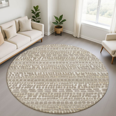 Tapis abstrait lavable à la machine Premium