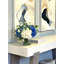 Hydrangea and Baby's Breath Arranged in Glass Vase