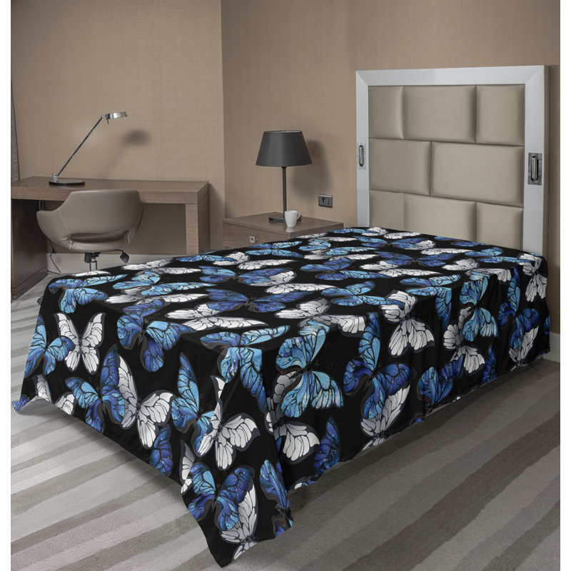 Drap plat Ambesonne Spring, Drap plat simple très long