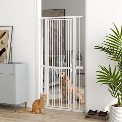 Steel, ABS Pressure Mounted Pet Gate