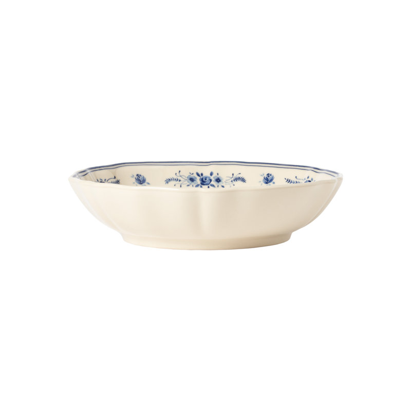 Vila Pasta Bowls, Beige/Blue