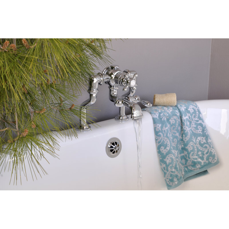 Robinet de baignoire thermostatique Offset, Chrome
