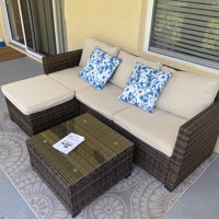 Zipcode Design™ Don 4 - Person Outdoor Seating Group with Cushions &  Reviews