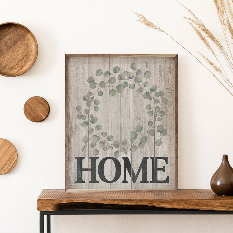 Home Wreath Whitewash, 40" H x 32" W