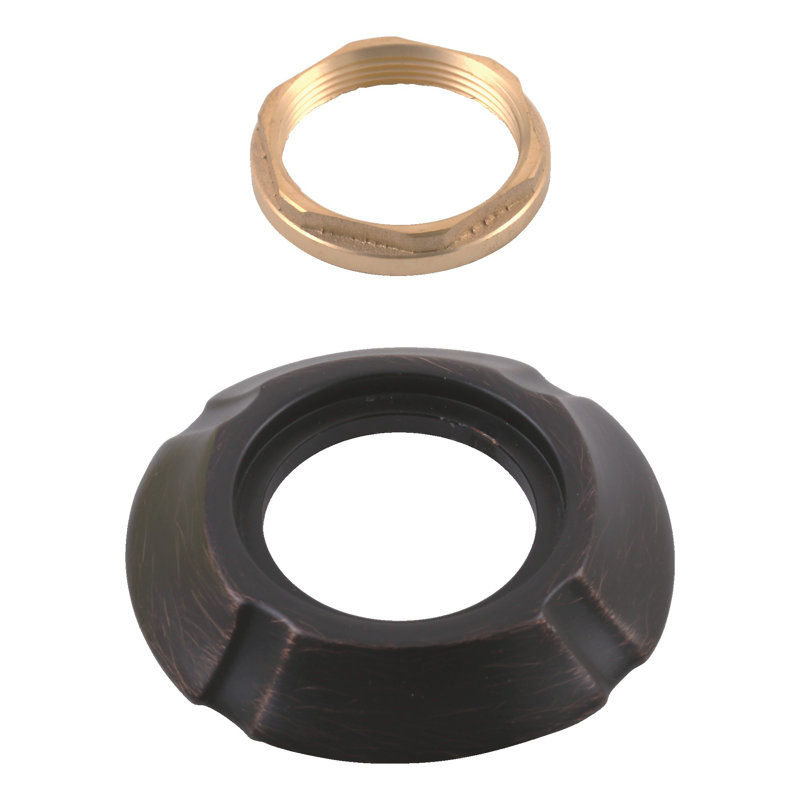 Addison Handle Base with Gasket and Nut, Venetian Bronze