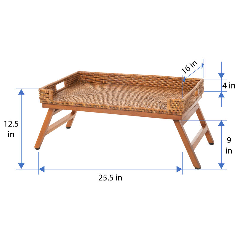 Everard Breakfast Tray, Brown
