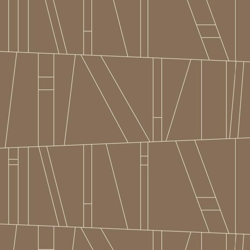 Rouleau de papier peint adhésif L 10 pi x l 25 po Kazi, Moka, Peel & Stick, Autocollant