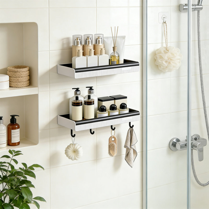Plastic / Acrylic Bathroom Shelves