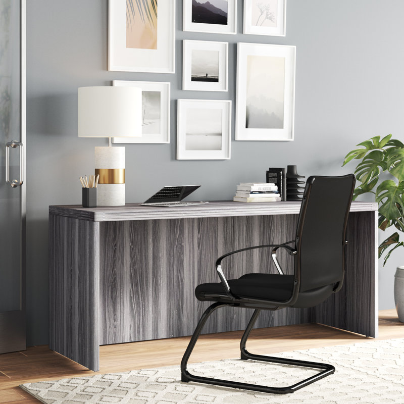 Bureau Aberdeen, H 29,5 po x l 72 po x P 24 po, Acier gris