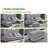 131.5” W Oversized 6-seater Composable Modular Sofa With Cupholder Console  With Usb Port And 2 Ottomans-1430904996