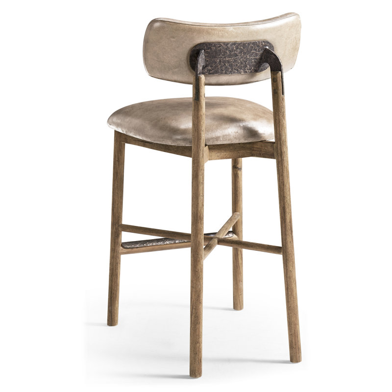 Stone Ridge Leather Bar Stool