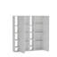 Helsinki 182cm H x 166cm W Bookcase-1554818261
