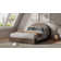 Boucle Bed Frame With Headboard