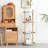 Storage Shelf, 360° Rotating Bookshelf, Bookcase w/ Large-Capacity Storage Space-189945170