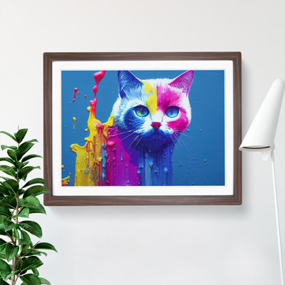 Cat Painted Vol.2 - Framed Print