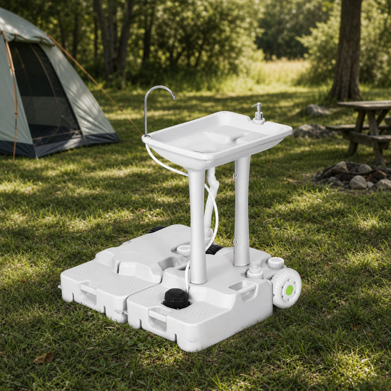 Station de lavage des mains portable avec robinet L 16,5 po x l 28,3 po