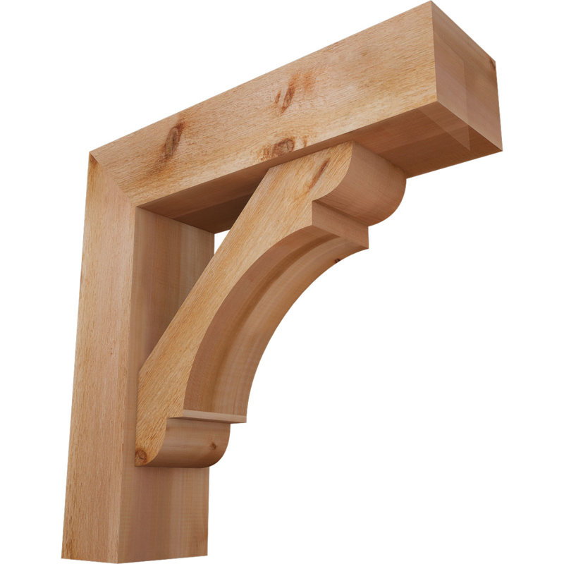 Support de bloc olympique avec entretoise décalée, 30 x 30, Cèdre rouge occidental de l 8 po (scié brut)