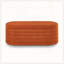 Banc de rangement moderne avec repose-pieds ovale-1129249536
