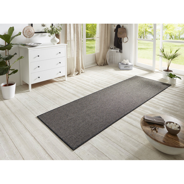 Flatweave Grey Rug