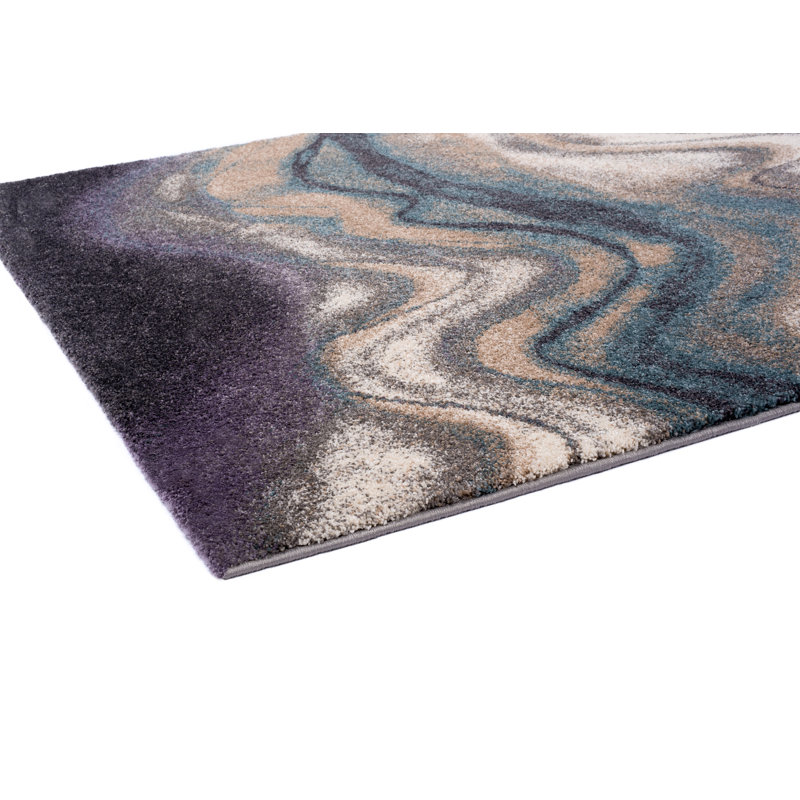 Wenkai Sedona - Canyon - Brume mauve, Rectangle 6 pi 7 po x 9 pi 6 po