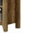 70"W Tv Console With Open Shelves And Wire Management, For 60-69" Tvs, Oak Color Stand Cable Routing In Oak, Accommodates Tvs