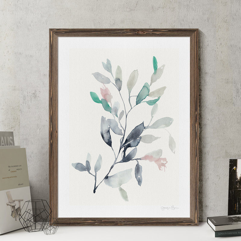 « water branches ii » par paul cezanne-photo, reproduction d’art encadrée, H 30 po x l 22 po x P 1,25 po, Pas de tapis