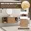 Ensemble de meuble-lavabo simple 54 po avec plateau en pierre reconstituée Eaton-1165914472-1173083300