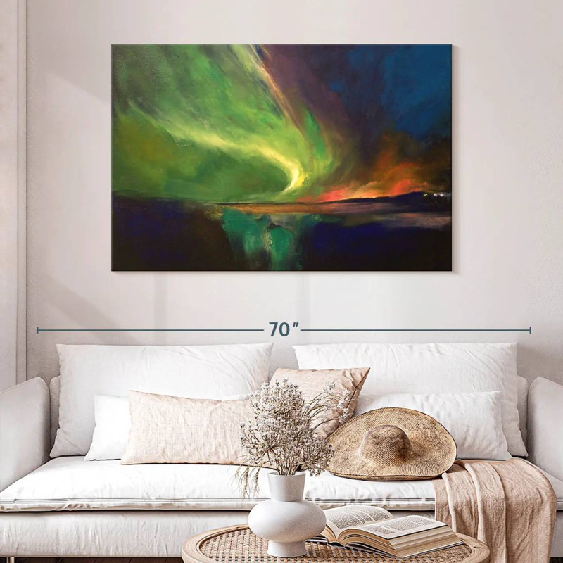 Alvord Aurora Borealis Vision, H 32 po x l 48 po