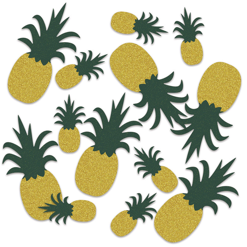 Ananas confettis scintillant de luxe